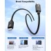 Thunderbolt 4 Cable, 6.6FT Long Thunderbolt Cable, 240W Charging/40Gbps Data Transfer/8K 4K Display USB C WovenCable for Thunderbolt4, USB 4,Thunderbolt 3,Compatible iPhone 16 15,MacBook Air Pro,iPad
